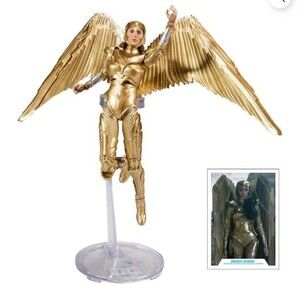 McFarlane Toys Wonder Woman Golden Armor DC Multiverse Gold Action Figure